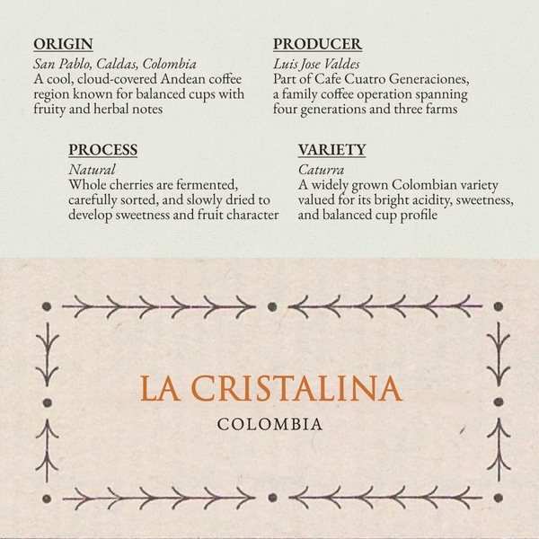 Colombia La Cristalina (Natural)