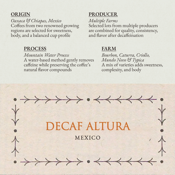 Decaf Mexico Altura (SWP)